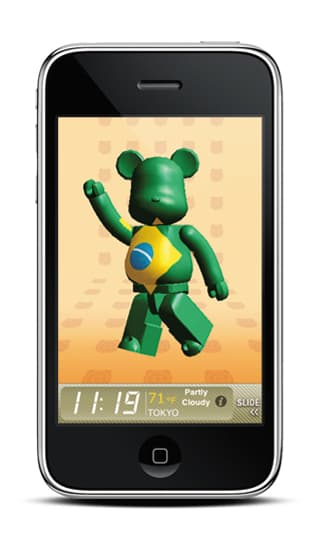 iPhone/iPod Touch App W@TCH 100% BE@RBRICK