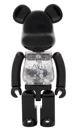 Chogokin MY FIRST B@BY (Black & Silver Ver.) 100% BE@RBRICK