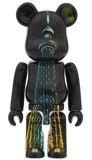 Tokyo Skytree Light Up Version Iki-Kaze 100% BE@RBRICK