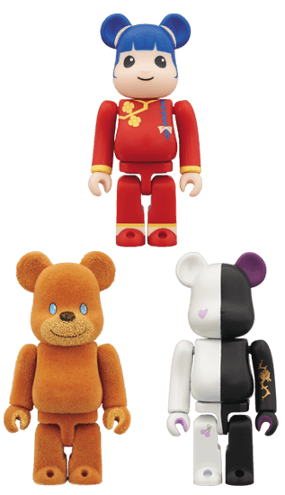 Macross 30th Anniversary NyanNyanNyan 3pc 100% BE@RBRICK