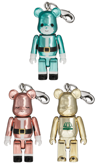 Bear Santa Strap (Turquoise Green / Rose Pink / Champagne Gold) Strap BE@RBRICK