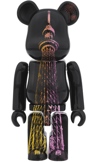 Tokyo Skytree Light Up Miyabi 100% BE@RBRICK