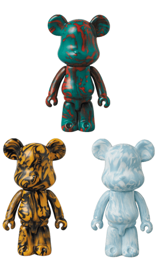 Kumaburikku Marble 100% BE@RBRICK