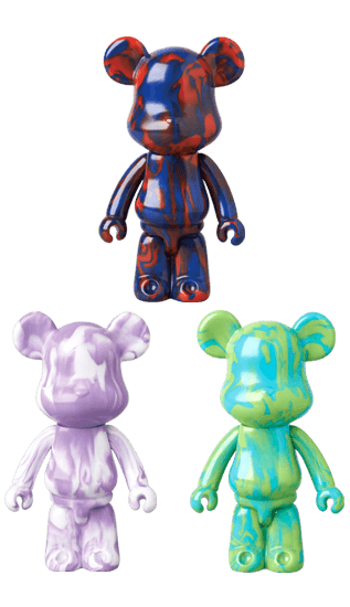 Kumabrick Marble Color 100% BE@RBRICK
