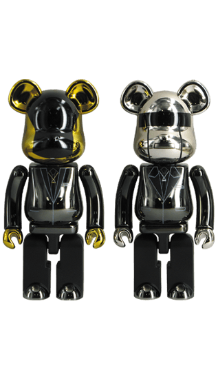 Chogokin Daft Punk (Random Access Memories Ver.) 2-Pack 100% BE@RBRICK