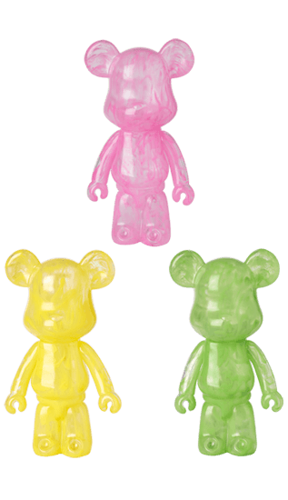 Kumabrick Marble Neon 100% BE@RBRICK