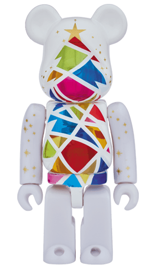 2016 Xmas Stained Glass Tree Snow White (Direct Store Exclusive) 100% BE@RBRICK