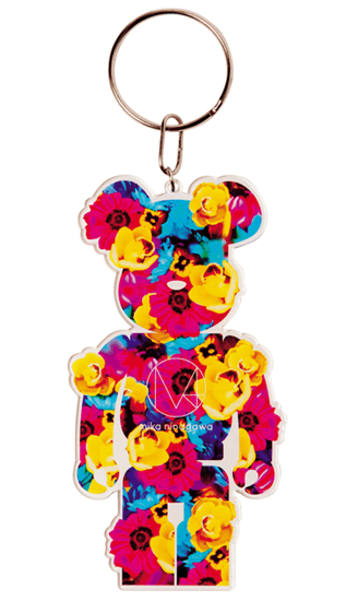 MLE M / mika ninagawa 'Anemone' Acrylic Keychain Keychain BE@RBRICK