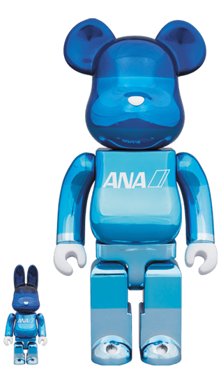 ANA Chrome Gradient R@BBRICK & BE@RBRICK 400% BE@RBRICK