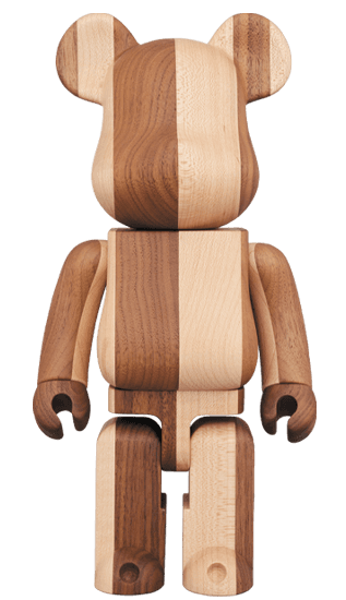 BE@RBRICK figure: Karimoku Half & Half