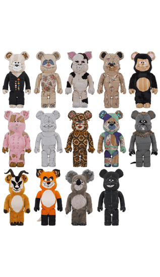 Anne Valerie Dupond One of a Kind (14 Patterns) 1000% BE@RBRICK