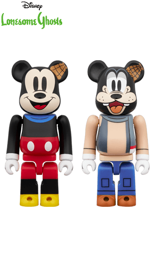 & GOOFY (Lonesome Ghosts Ver.) 2PCS BE@RBRICK