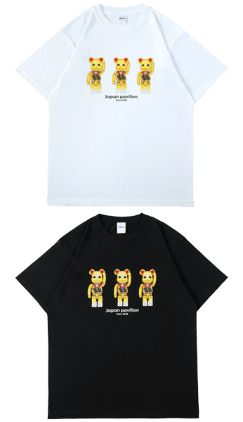 Osaka Kansai Expo T-Shirt (Maneki Neko) Apparel BE@RBRICK