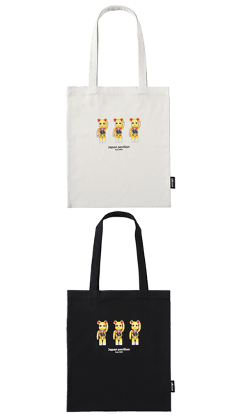 Osaka Kansai Expo Tote Bag (Maneki Neko) M 100% BE@RBRICK