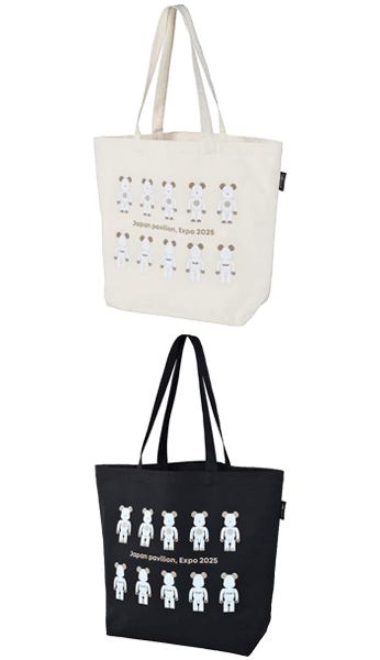 Osaka Kansai Expo Tote Bag (JP) L 100% BE@RBRICK