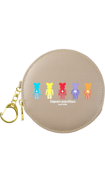 Osaka Kansai Expo Round Pouch (Element) 100% BE@RBRICK