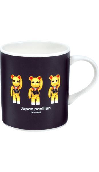 Osaka Kansai Expo Mug Cup (Maneki Neko) 100% BE@RBRICK