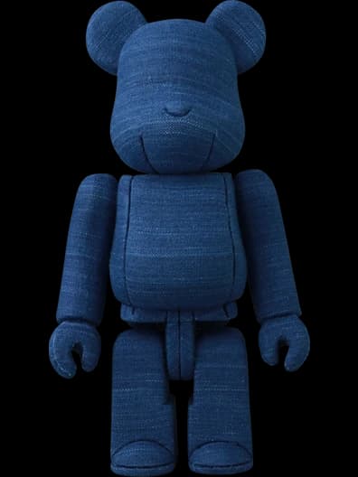 BE@RBRICK figure: Kimekomi Indigo Dye