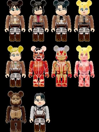 Attack on Titan BE@RBRICK
