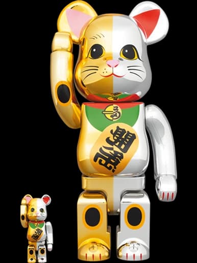 Maneki Neko — 開運 銀 BE@RBRICK