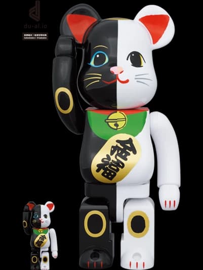 Maneki Neko — 金運 白 BE@RBRICK