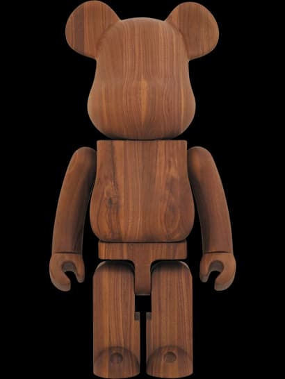 BE@RBRICK figure: Karimoku Walnut