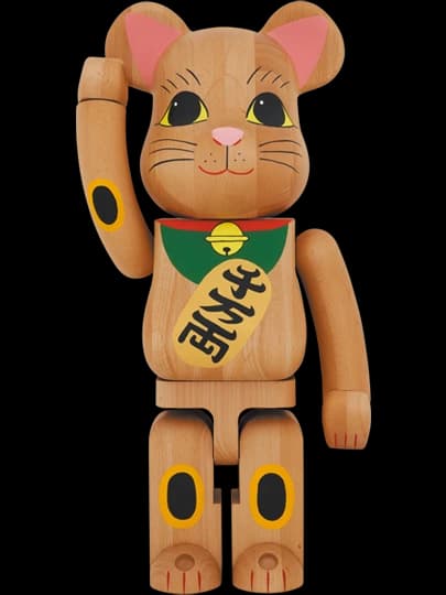 BE@RBRICK figure: Karimoku Maneki Neko