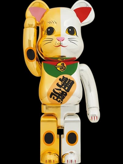 Maneki Neko — 開運 銀 BE@RBRICK