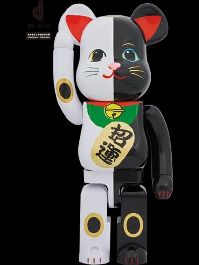 Maneki Neko — 招福 黒 BE@RBRICK