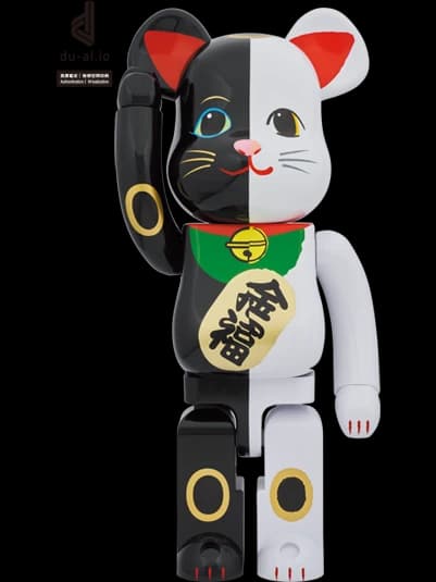 Maneki Neko — 金運 白 BE@RBRICK