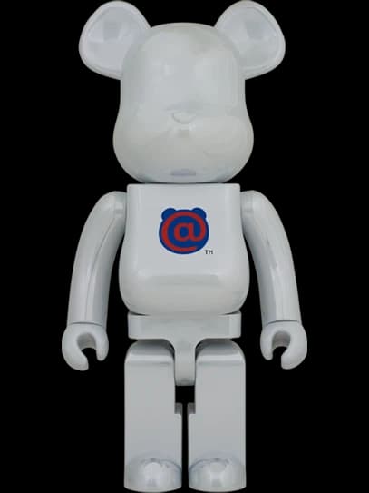 1st MODEL WHITE CHROME BE@RBRICK