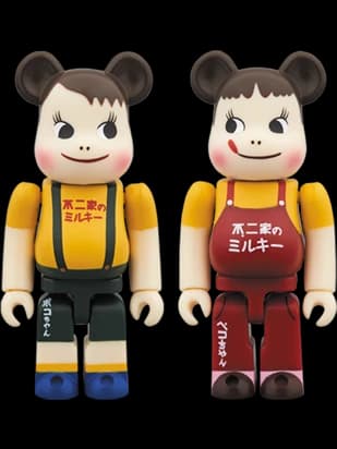BE@RBRICK figure: Peko-chan & Poko-chan Vintage 2pc