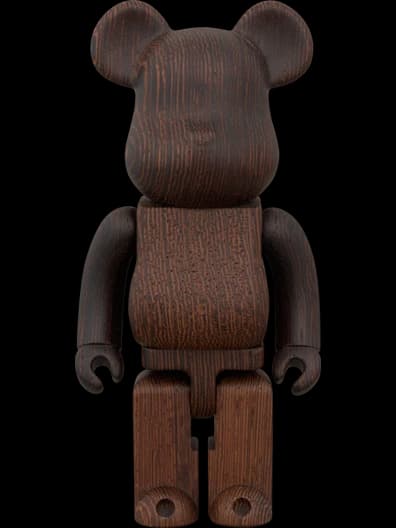 BE@RBRICK figure: Karimoku Wenge