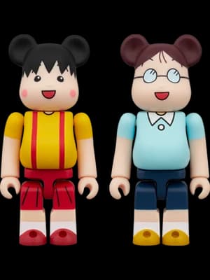 まる子 & たまちゃん 2PCS BE@RBRICK