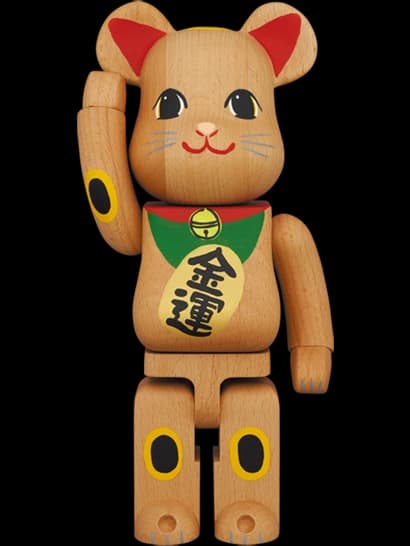 BE@RBRICK figure: Karimoku Maneki Neko II