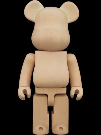 BE@RBRICK figure: Karimoku Glow in the Dark