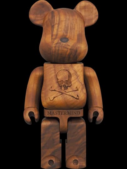 カリモク mastermind JAPAN ウォールナット 杢 BE@RBRICK