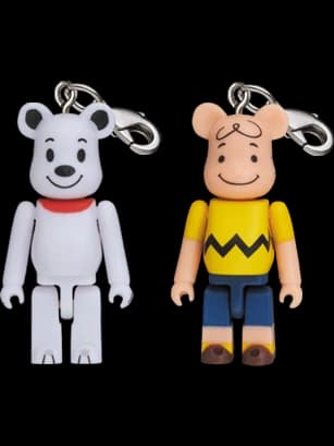 BE@RBRICK figure: Snoopy / Charlie Brown