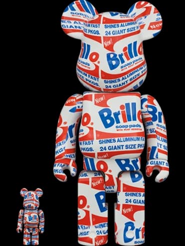 "Brillo" BE@RBRICK by Andy Warhol
