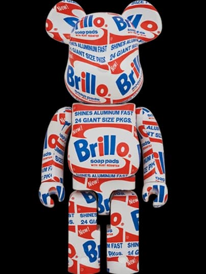 "Brillo" BE@RBRICK by Andy Warhol