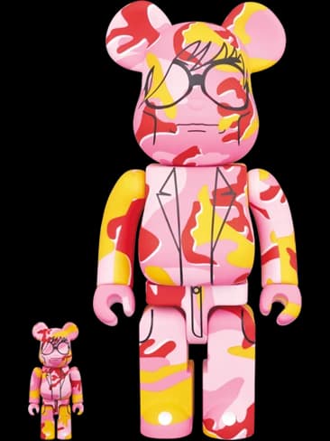 Camo Ver. BE@RBRICK by Andy Warhol