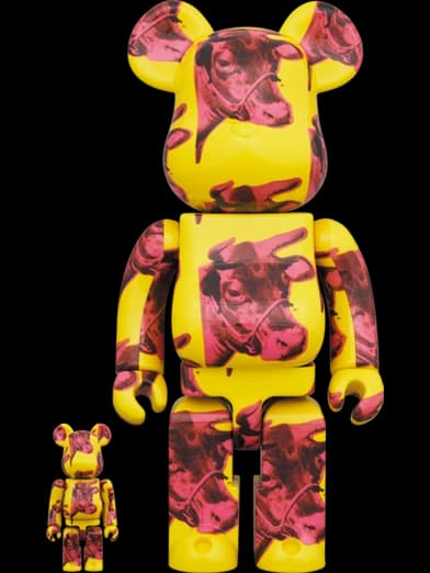 "Cow Wallpaper" BE@RBRICK by Andy Warhol
