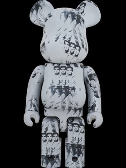 's ELVIS PRESLEY BE@RBRICK by Andy Warhol