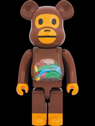 Baby Milo(r) and Banana BE@RBRICK