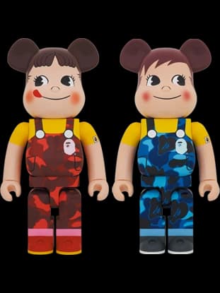BAPE — ペコちゃん & ポコちゃん BE@RBRICK
