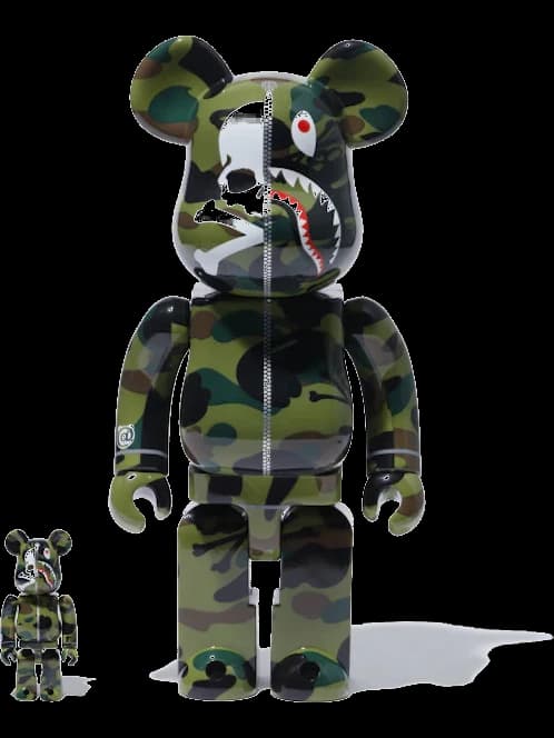 x Mastermind & Set Green Camo BE@RBRICK