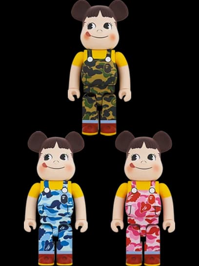 (R) ペコちゃん GREEN/PINK/BLUE BE@RBRICK