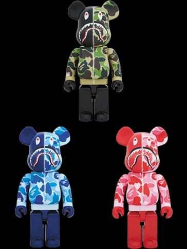 (r) Camo Shark Be@rbrick BE@RBRICK