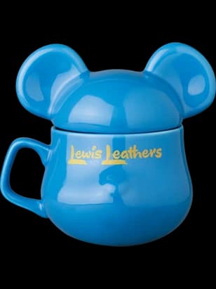 BE@RMUG Lewis Leathers Blue BE@RBRICK