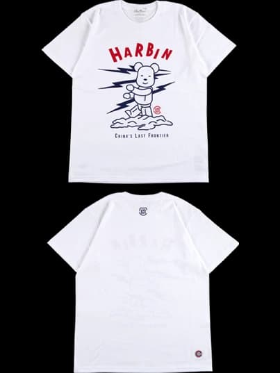 BE@RTEE CLOTtee-POLAR BEAR BE@RBRICK